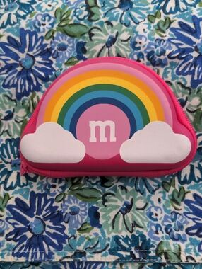 M&M'S Pink Rainbow Cloud Coin Pouch